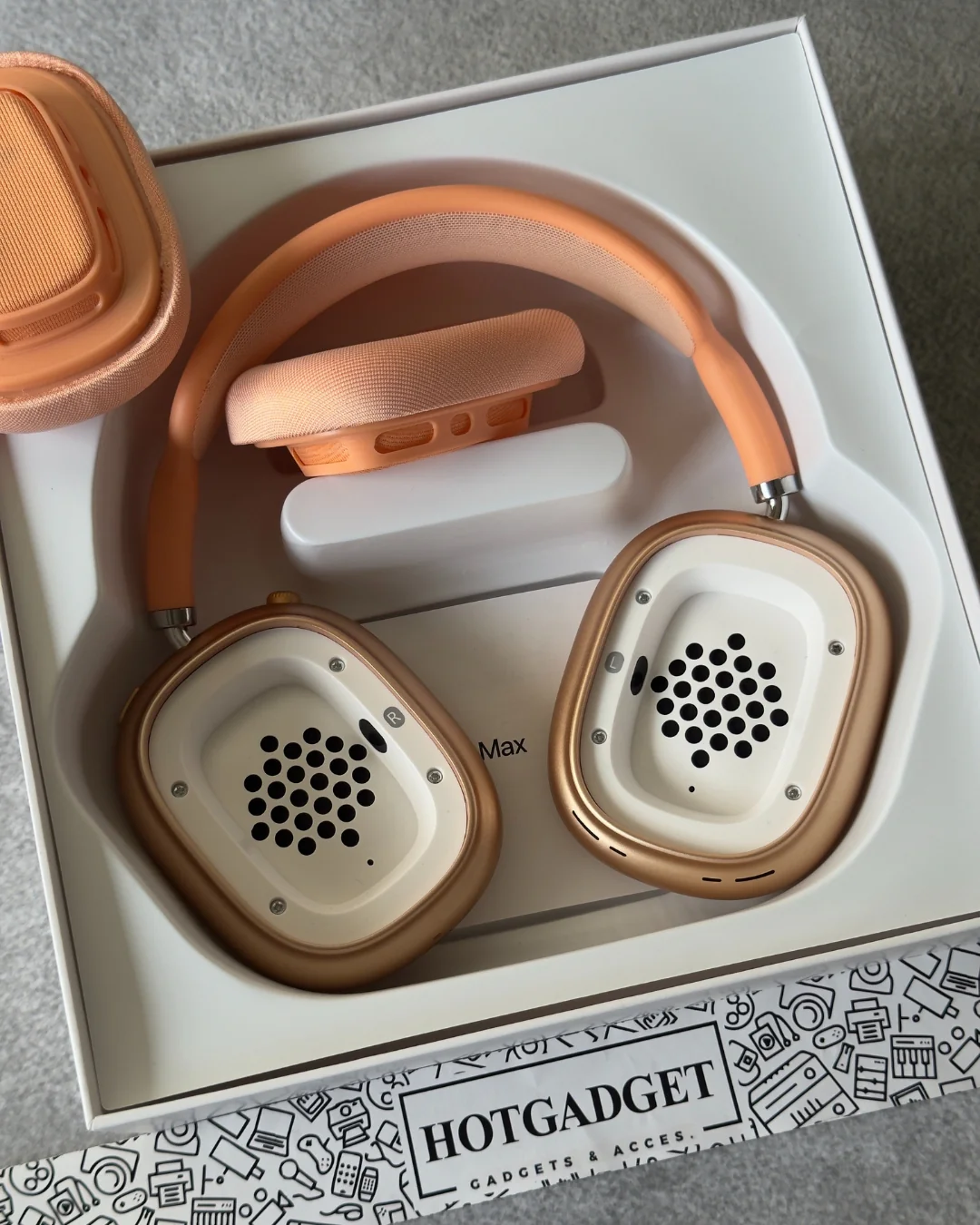 Hotpods Max (Noise Control + Popup Sensor) Orange - Image 3