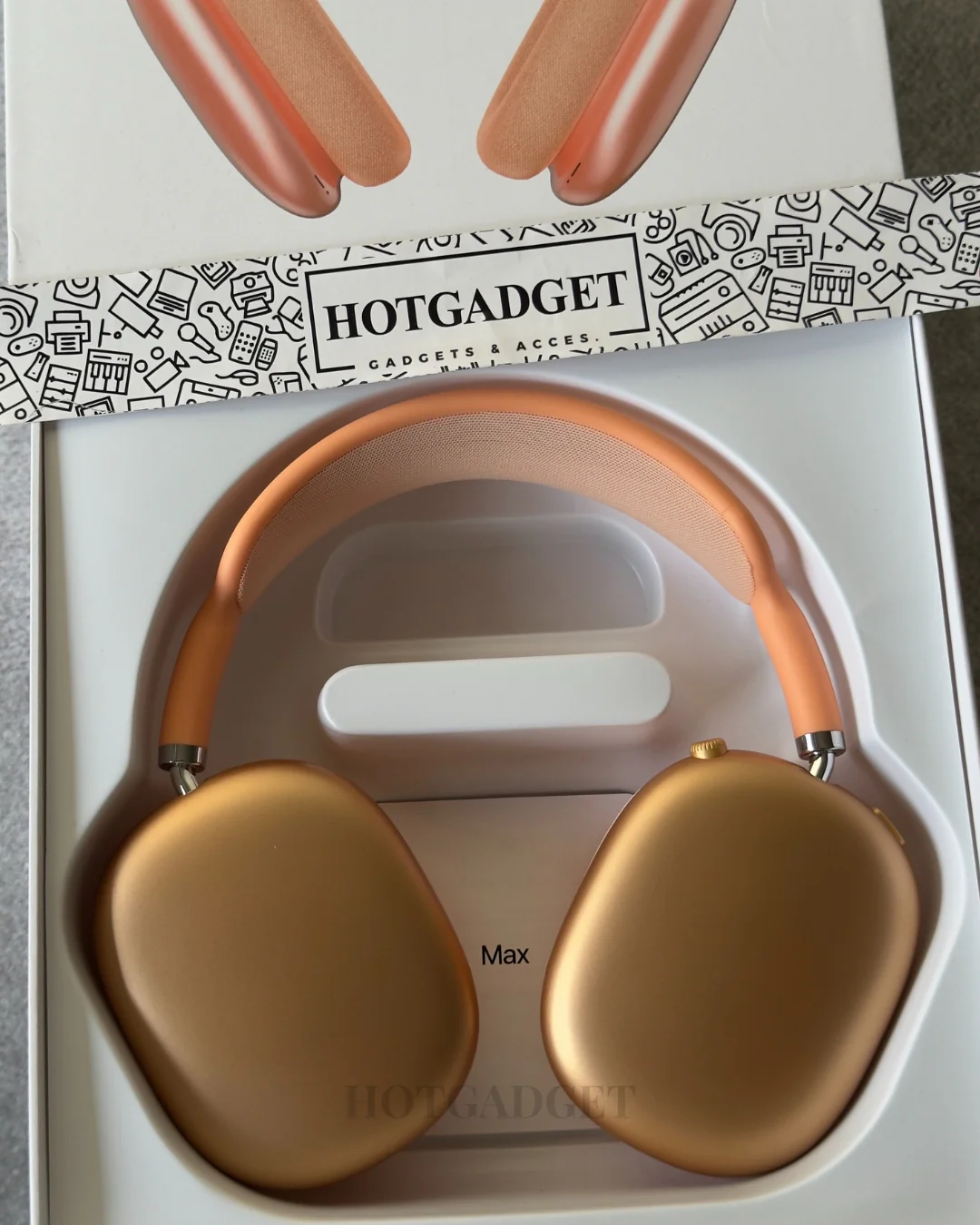 Hotpods Max (Noise Control + Popup Sensor) Orange - Image 4