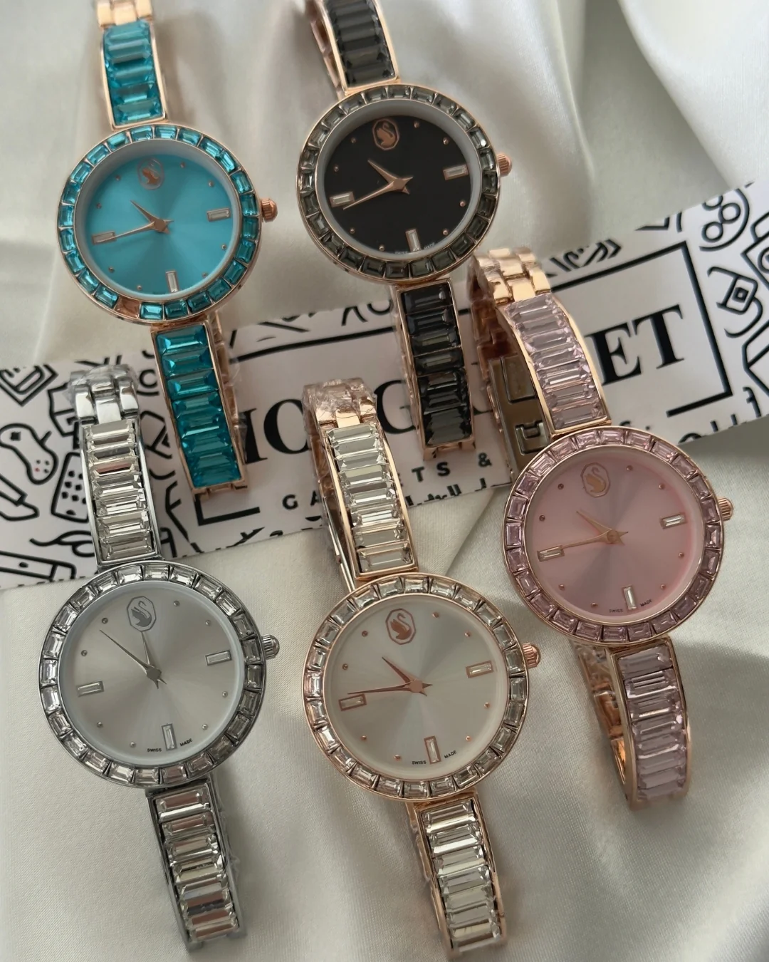 Swarvoski-Matrix Bangle (Bracelet Watch) - Image 3