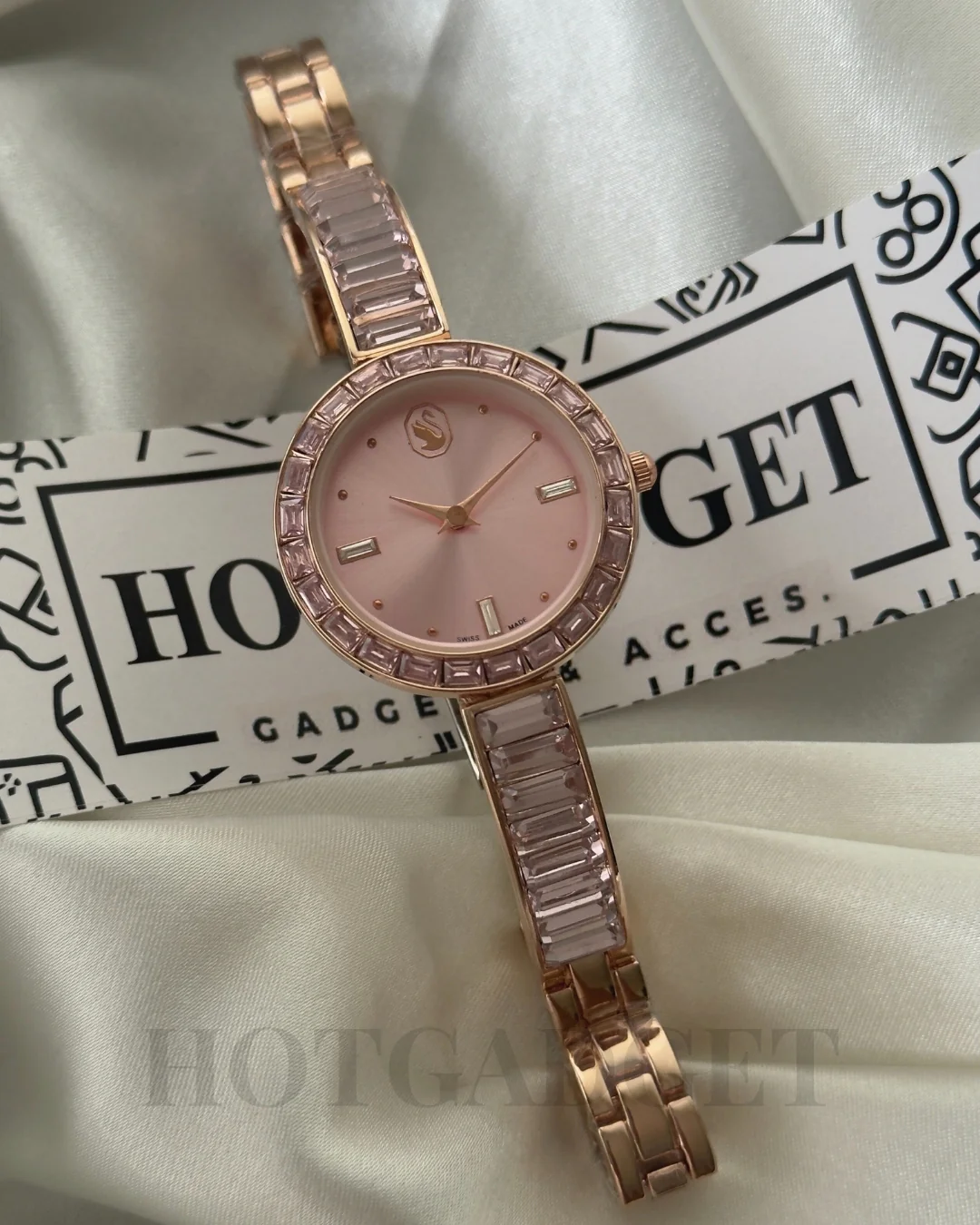 Swarvoski-Matrix Bangle (Bracelet Watch) - Image 5